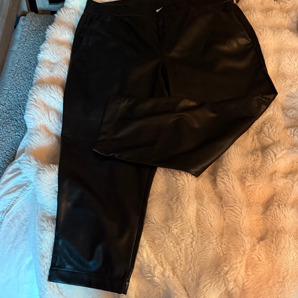 GAP Vegan Leather joggers XL
